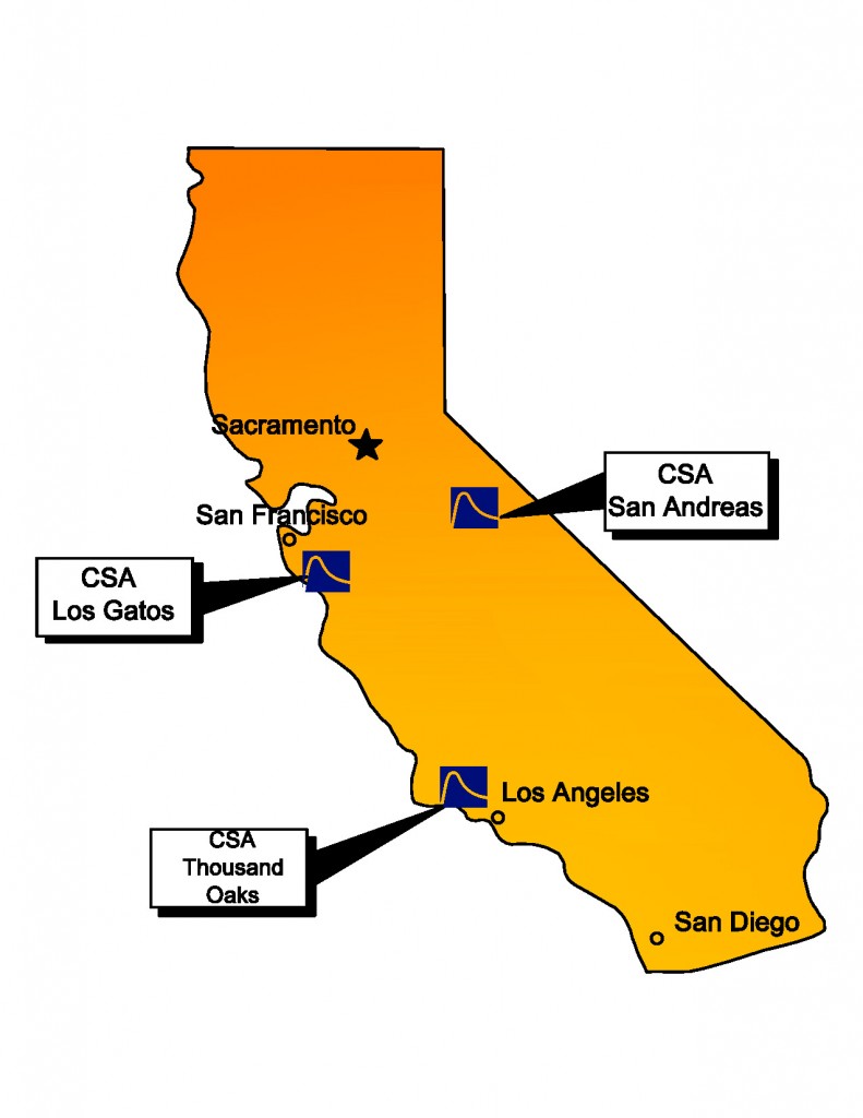 CSA Office Location Map